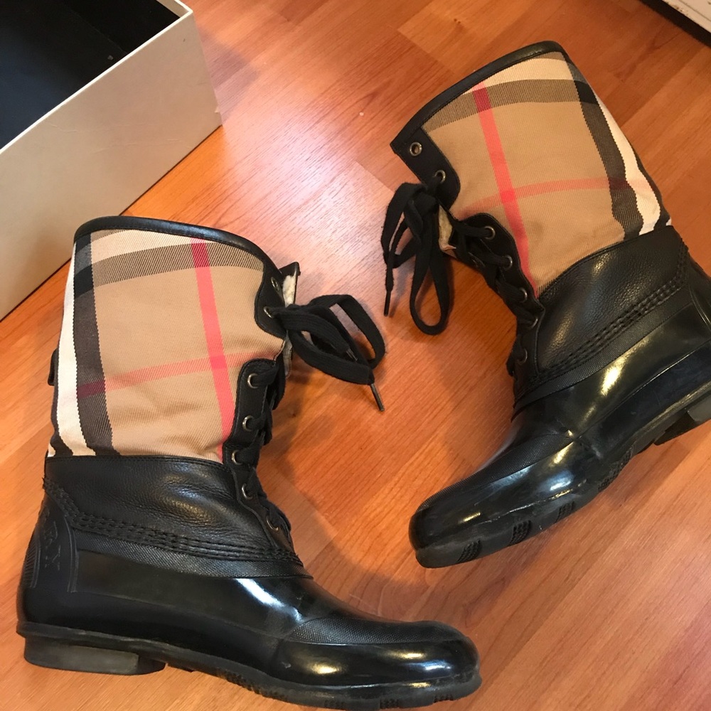 Burberry Rain Boots - Picture 2 of 8